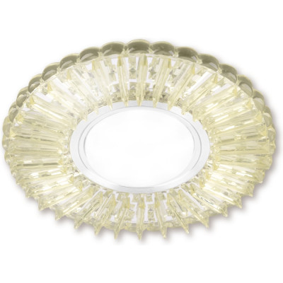 Светильник встраиваемый 50Вт G5.3 LED подсветка 3 Вт TDM ELECTRIC зеркальный/хром SQ0359-0146