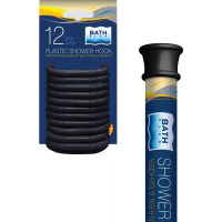 Комплект черный карниз для ванной Bath Plus KKAK-05