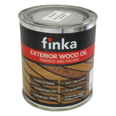 Масло для террас и фасадов Finka Exterior Wood Oil Light grey FO-075LG