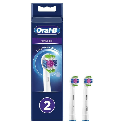 ORAL-B Насадки для зубной щетки EB18рRB 3DWhite CleanMaximiser 2 шт Б0052971