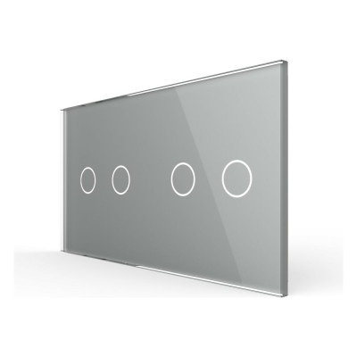 Панель для двух сенсорных выключателей LIVOLO BB-C7-C2/C2-15