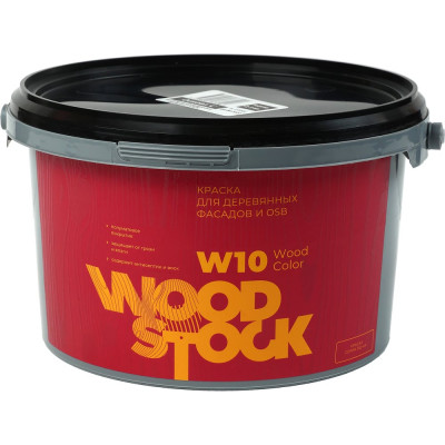 Краска для деревянных фасадов и OSB Woodstock W-10 Wood Color ТД000005961