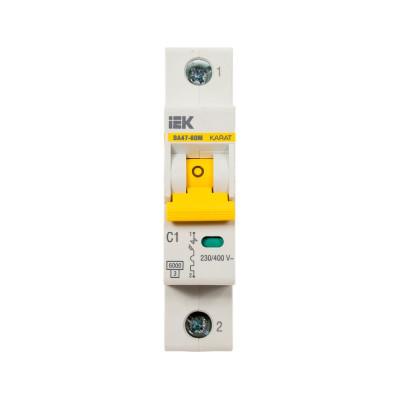 IEK Выкл. авт. ВА47-60M 1Р 1А 6кА С MVA31-1-001-C