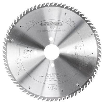 Golden Eagle Пила дисковая HW основная 380x60x4,8/3,5 z72 TR-F HOLZMA GE TL00000011