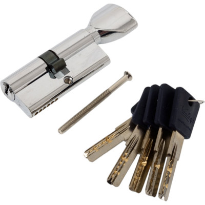 Вантаж Механизм цилиндровый 5 ключей (хром) PC70 (35Cх35) CP