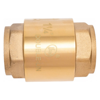 DOUBLE-LIN Обратный клапан. Латунный золотник В/В ?1 1/4