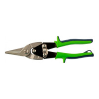 Ножницы по металлу СИБРТЕХ, удлиненные, 285 мм, пряморежущие, 2-комп. обрезиненные рукоятки 78339