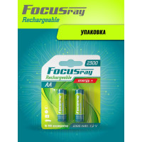 Аккумулятор Focusray 2300 mAH AA 2шт 626201