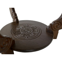 Журнальный стол Мебелик Грация М темно-коричневый 000 468