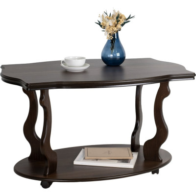 Журнальный стол Мебелик Берже 3 темно-коричневый 000 669