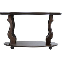 Журнальный стол Мебелик Берже 3 темно-коричневый 000 669