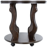 Журнальный стол Мебелик Берже 3 темно-коричневый 000 669