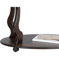 Журнальный стол Мебелик Берже 3 темно-коричневый 000 669