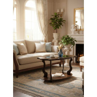 Журнальный стол Мебелик Берже 3С темно-коричневый 00 1861