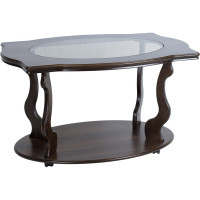 Журнальный стол Мебелик Берже 3С темно-коричневый 00 1861