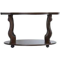 Журнальный стол Мебелик Берже 3С темно-коричневый 00 1861