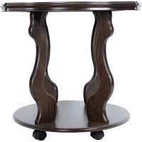 Журнальный стол Мебелик Берже 3С темно-коричневый 00 1861