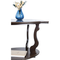 Журнальный стол Мебелик Берже 3С темно-коричневый 00 1861