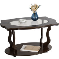 Журнальный стол Мебелик Берже 3С темно-коричневый 00 1861