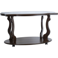 Журнальный стол Мебелик Берже 3С темно-коричневый 00 1861