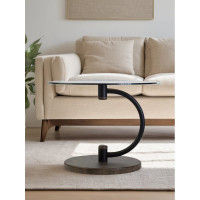 Журнальный стол Мебелик Дуэт 13Н черный, дуб маррон, тонированный 00 7246