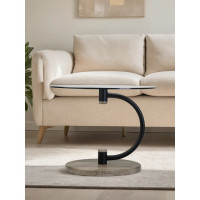 Журнальный стол Мебелик Дуэт 13Н черный, дуб крымский состаренный, тонированный 00 7247