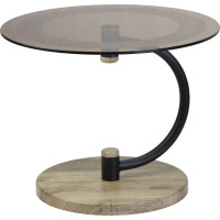 Журнальный стол Мебелик Дуэт 13Н черный, дуб крымский состаренный, тонированный 00 7247