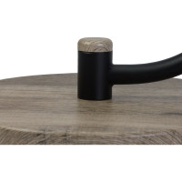 Журнальный стол Мебелик Дуэт 13Н черный, дуб крымский состаренный, тонированный 00 7247