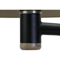 Журнальный стол Мебелик Дуэт 13Н черный, дуб крымский состаренный, тонированный 00 7247