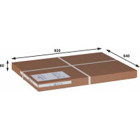 Стол журнальный Мебелик Рилле 448 шимо/ графит 00 6117