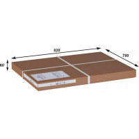 Стол журнальный Мебелик Рилле 442 шимо/ графит 00 6114
