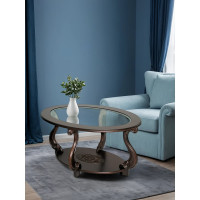 Журнальный стол Мебелик Овация (С) темно-коричневый 000 147