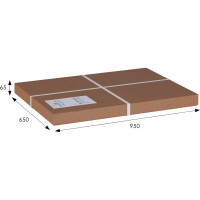 Журнальный стол Мебелик Овация (С) темно-коричневый 000 147