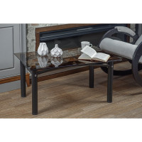 Журнальный стол Мебелик Робер 3М черный, тонированный 00 2246