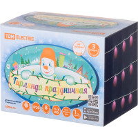 Светодиодная гирлянда TDM ELECTRIC Клубочки 3 м, 15 LED, белая, 8 режимов, 250 В, IP20 SQ0361-0094
