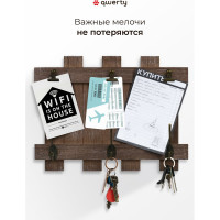 Фоторамка QWERTY с крючками 40x30x8 см, мдф 65846