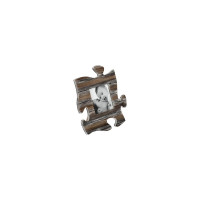 Фоторамка QWERTY в виде пазла 22x23x1 см, мдф 65844