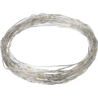 Светодиодная гирлянда TDM ELECTRIC Роса100 100 LED, 10 м, 3000 К, 3хАА SQ0361-0053