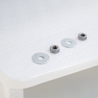 Консоль Мебелик Берже 20 белый ясень 00 2473