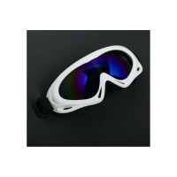 Очки для езды на мототехнике СИМАЛЕНД с затемнением, белые 4295606