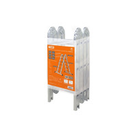 Алюминиевая лестница-трансформер TDM ELECTRIC ЛТА4x3 высота 330/160/92 см SQ1028-0303