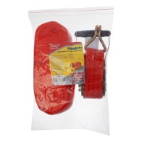 Ремень крепления груза РемоКолор с крюками, с храповым механизмом 195 мм, 0,05x12 м 62-5-130