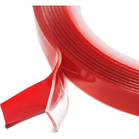 Прозрачная, двусторонняя, акриловая клейкая лента TORSO 8 мм х 2 м 3442543