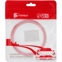 Прозрачная, двусторонняя, акриловая клейкая лента TORSO 8 мм х 2 м 3442543