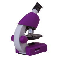 Микроскоп Bresser Junior 40x-640x, фиолетовый 70121