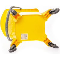 Одноведерная тележка HQ profiline с универсальным отжимом, желтая, 31 л 73888