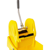 Одноведерная тележка HQ profiline с универсальным отжимом, желтая, 31 л 73888