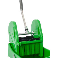 Одноведерная тележка HQ profiline с универсальным отжимом, зеленая, 31 л 74623