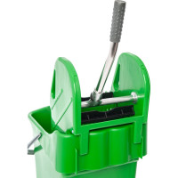Одноведерная тележка HQ profiline с универсальным отжимом, зеленая, 31 л 74623