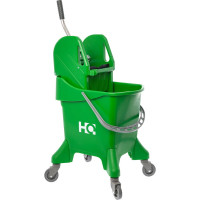 Одноведерная тележка HQ profiline с универсальным отжимом, зеленая, 31 л 74623